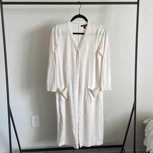 BANANA REPUBLIC CREAM DUSTER